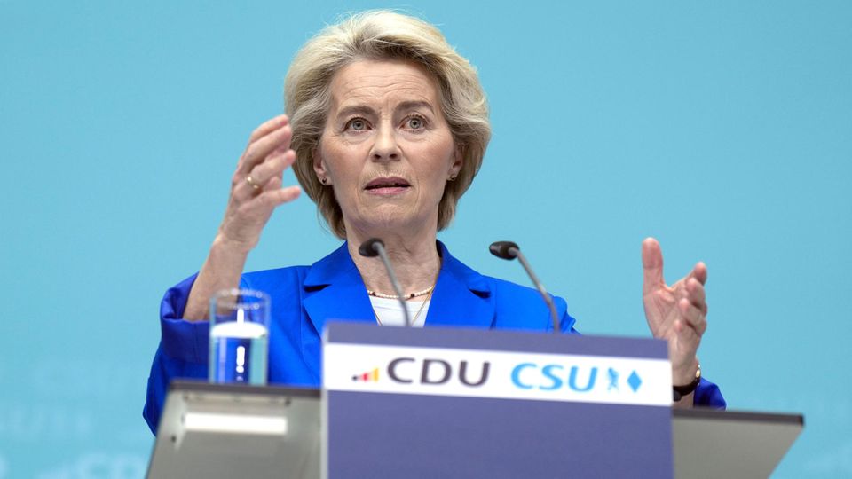 EU Commission President Ursula von der Leyen was named the EPP's top candidate just a few days ago