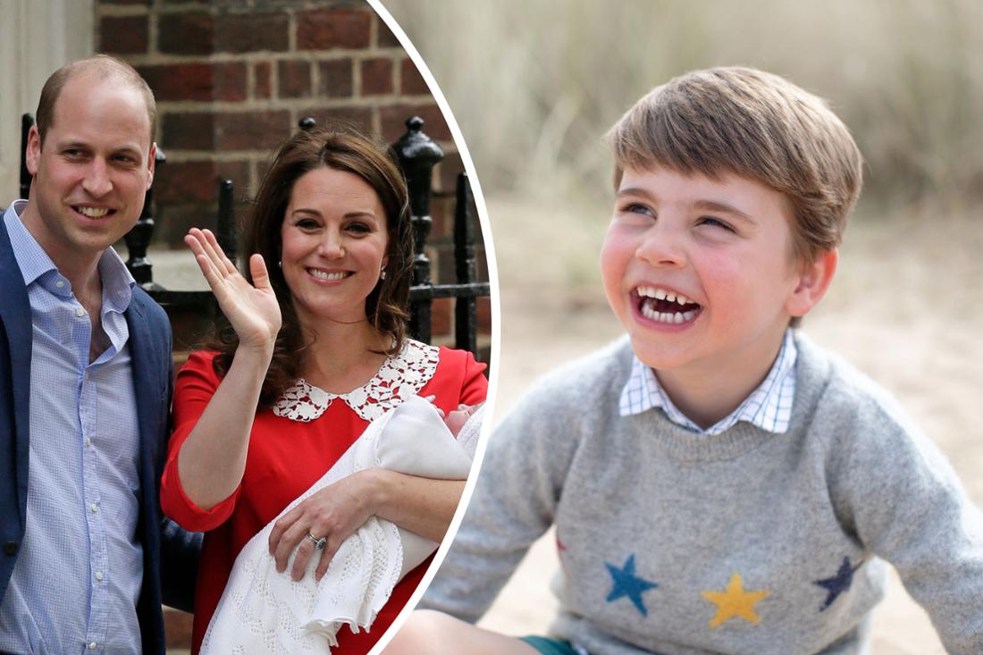 Sunshine Prince Louis has been making everyone shine since he came into the world six years ago on April 23rd, to the great joy of his parents Princess Kate and Prince William (photo montage). 