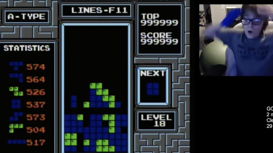 13-year-old makes gaming history by beating Tetris