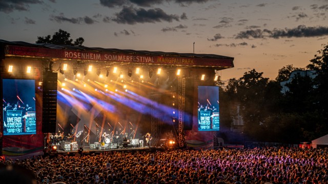 Summer festivals in Bavaria: 10,500 visitors can attend the concerts in Rosenheim's Mangfallpark.