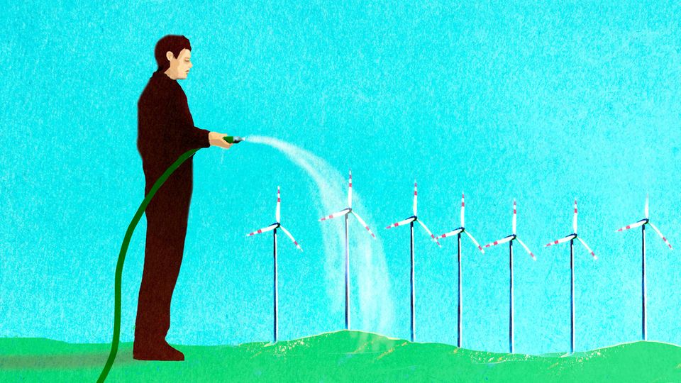 Wind turbines help protect the climate.  But the consequences for nature are anything but positive