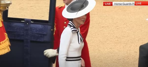 Kate Middleton, June 15, 2024 during Trooping the Color
